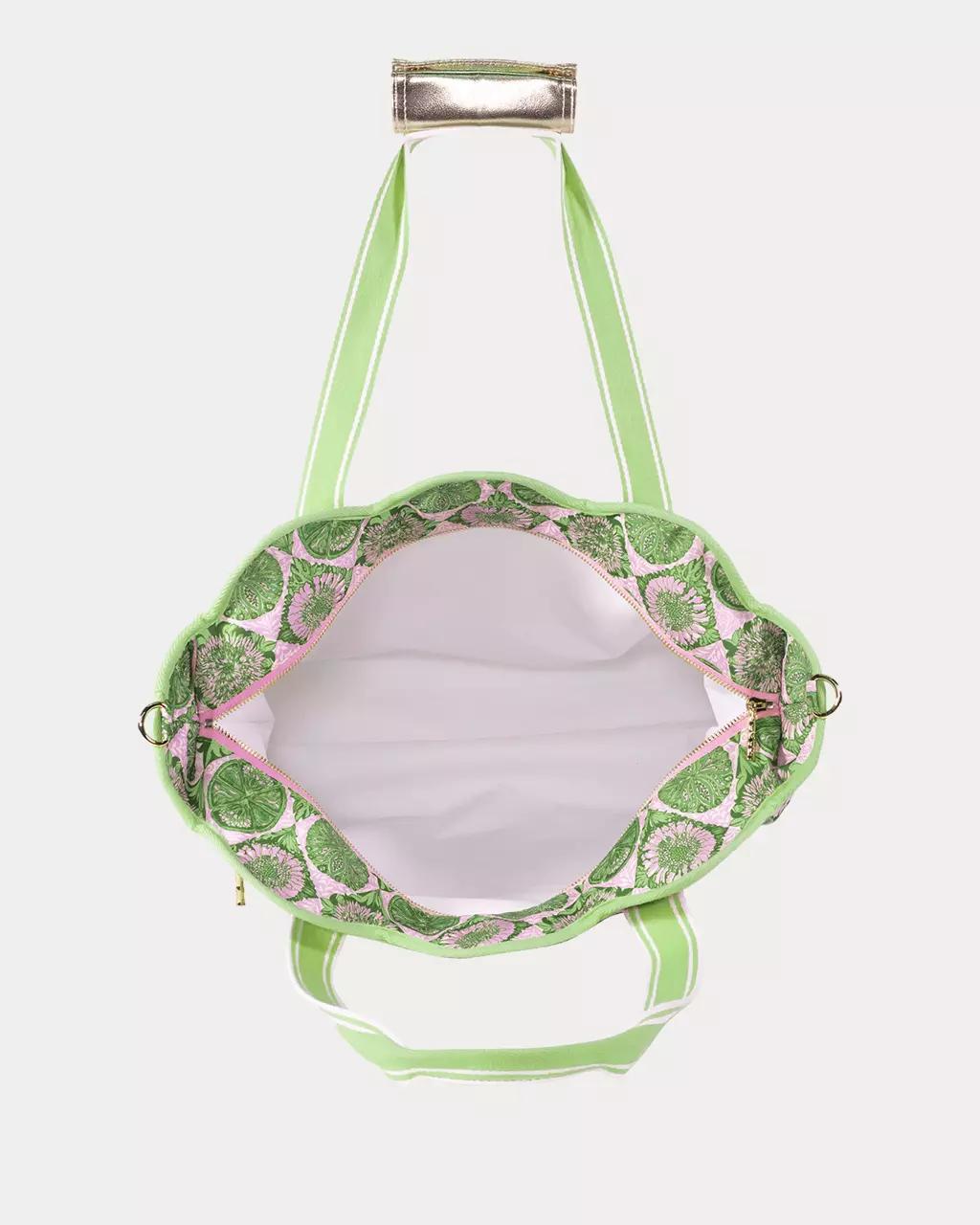Scallop Cooler Bag - Oleander Pink