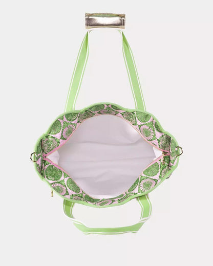 Scallop Cooler Bag - Oleander Pink