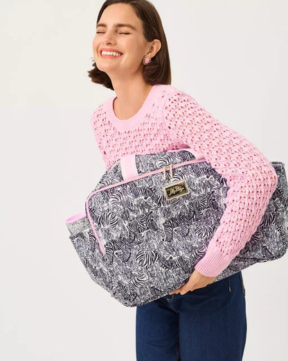 Quilted Travel Tote - Coconut