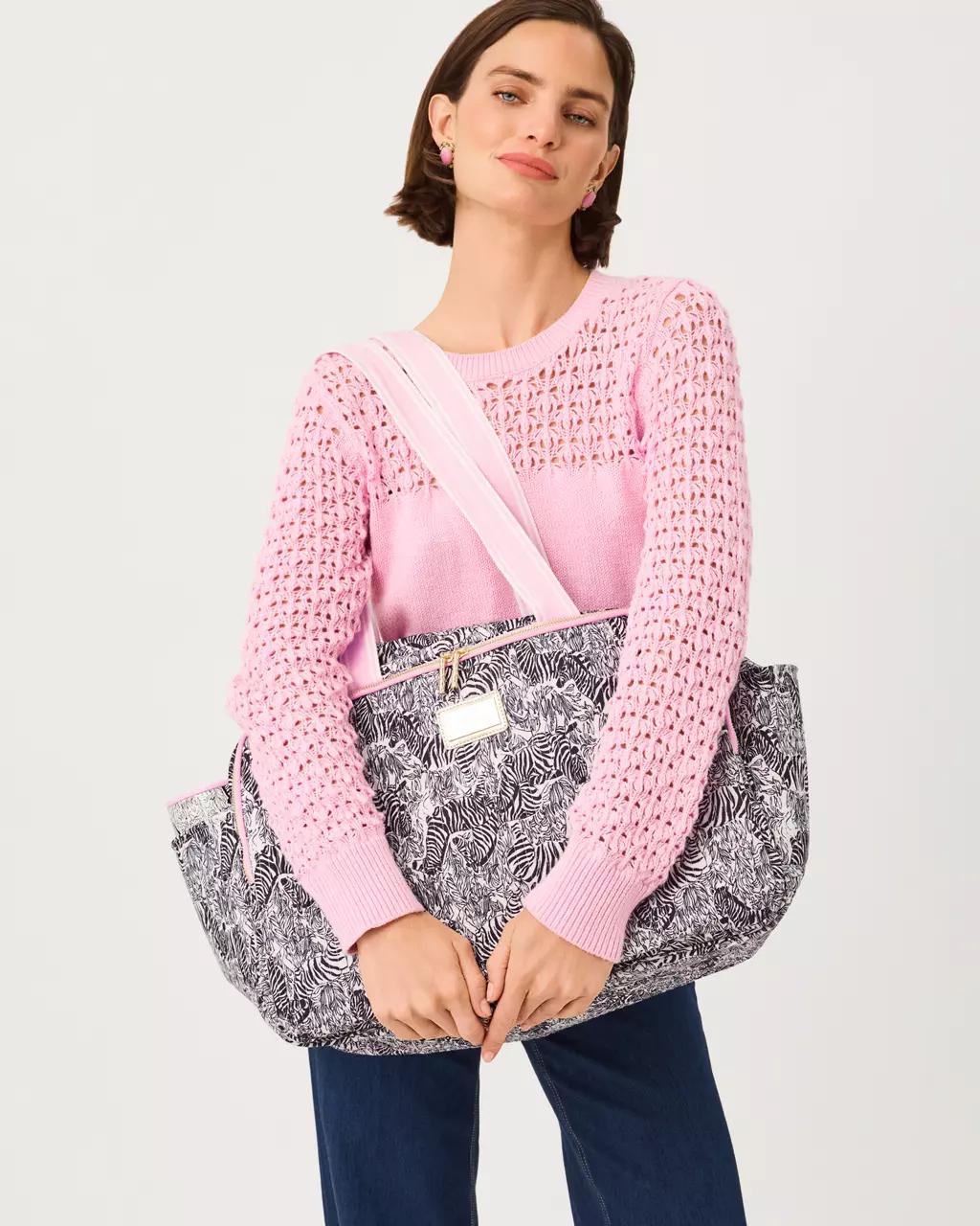 Quilted Travel Tote - Coconut