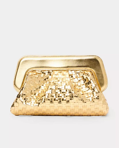 Nicolette Clutch - Gold Metallic