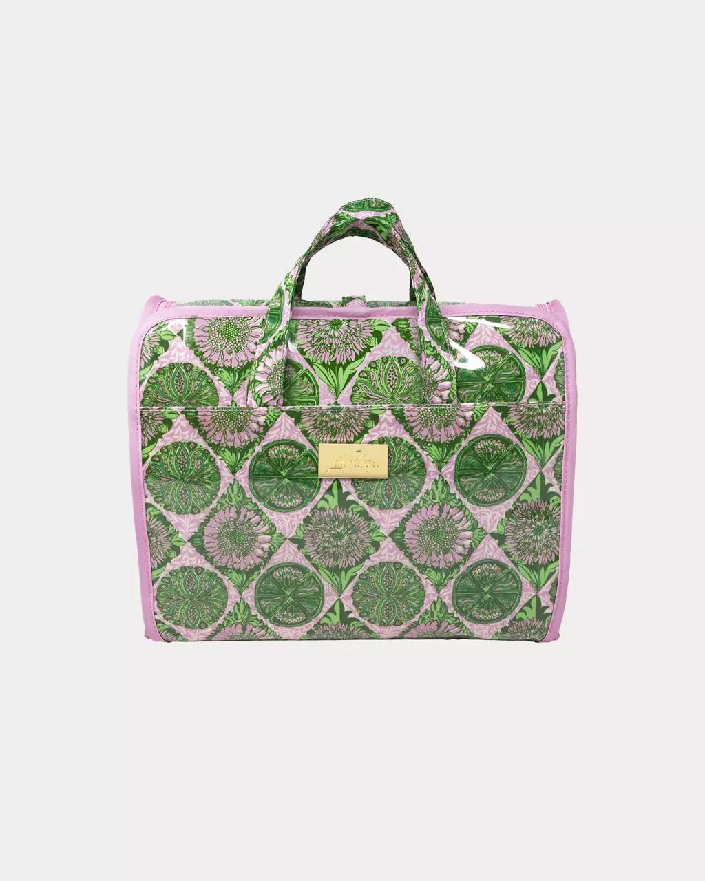 Hanging Toiletry Case - Oleander Pink