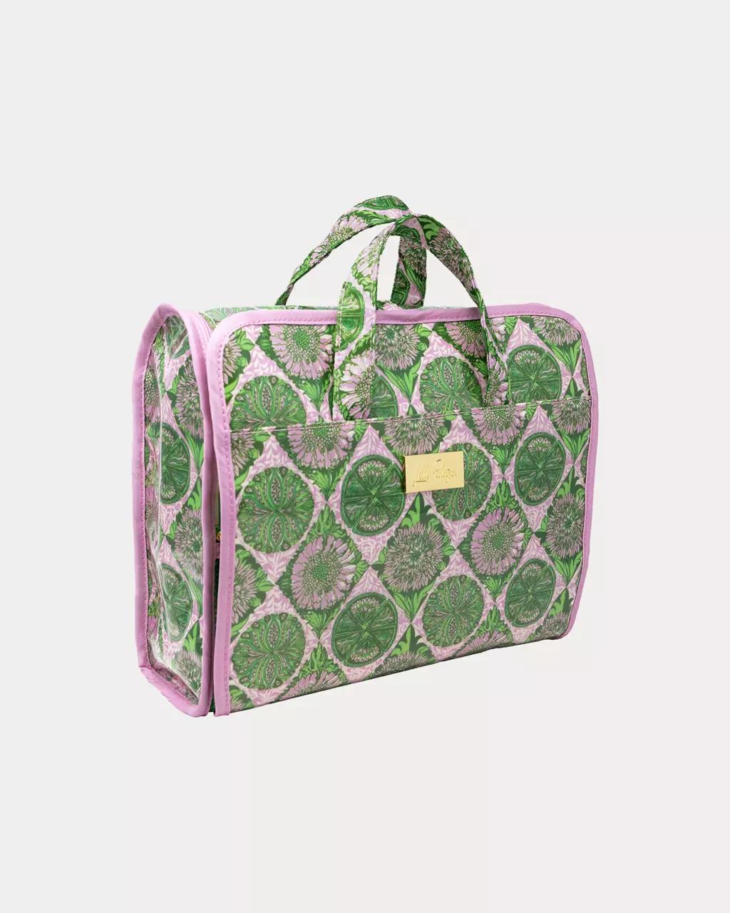 Hanging Toiletry Case - Oleander Pink