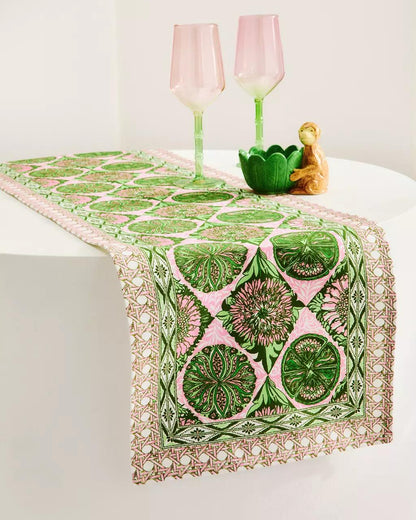 Bordered Table Runner - Multi