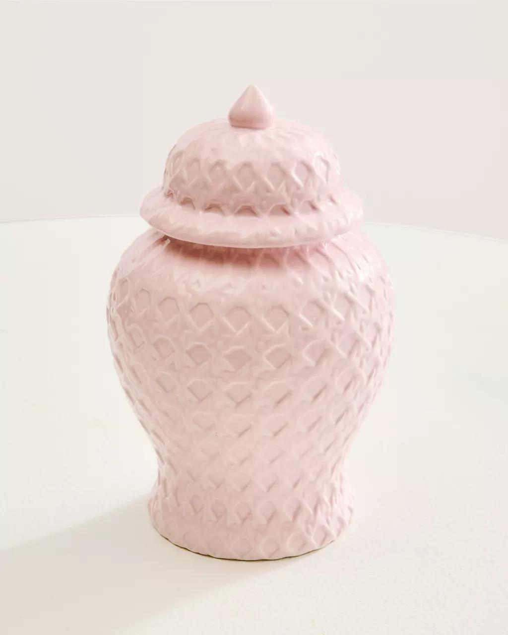 Small Ginger Jar - Oleander Pink