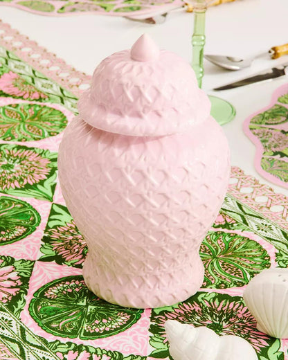 Small Ginger Jar - Oleander Pink