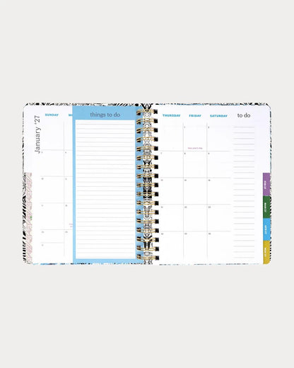 2027 Large 12 Month Agenda - Coconut