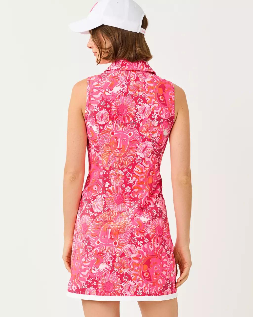 UPF 50+ Luxletic Kathy Bow Dress - Paradise Punch