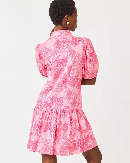 Bingley Dress - Conch Shell Pink