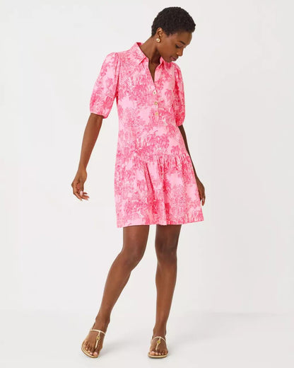 Bingley Dress - Conch Shell Pink