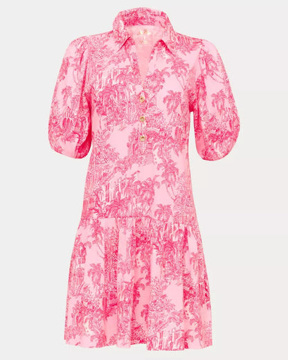 Bingley Dress - Conch Shell Pink