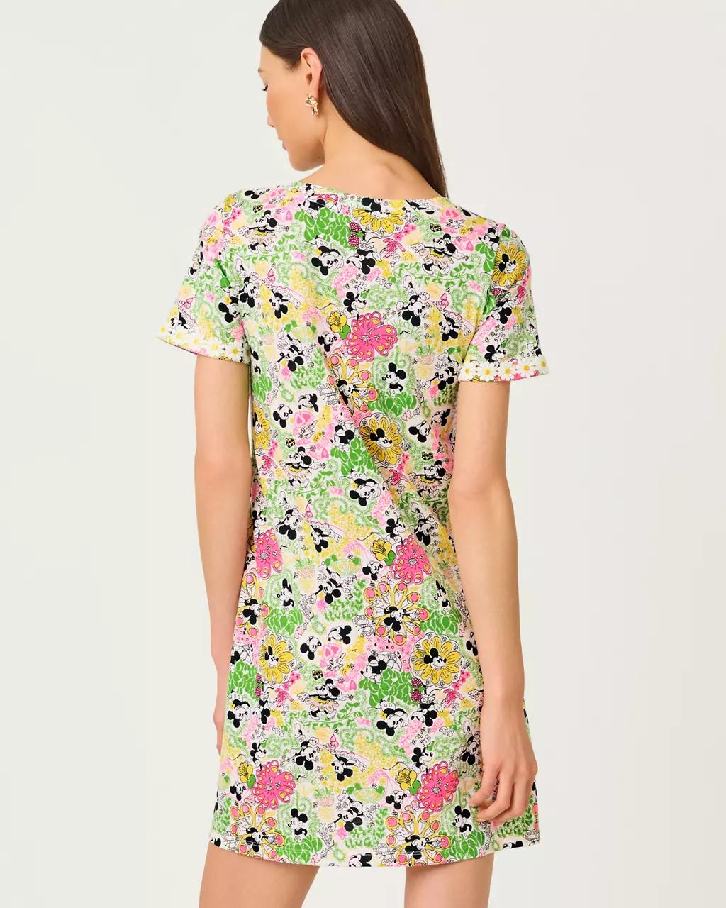 Cody Short Sleeve T-Shirt Dress - Multi