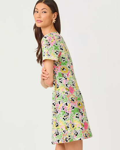 Cody Short Sleeve T-Shirt Dress - Multi