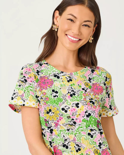 Cody Short Sleeve T-Shirt Dress - Multi