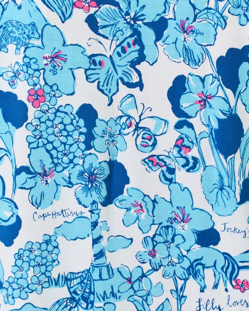 Bingley Dress - Capri Blue
