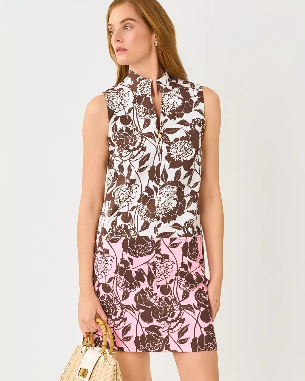 Sleeveless Rosee Shift Dress - Resort White