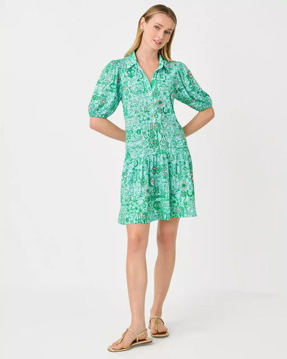 Bingley Dress - Bunny Blue
