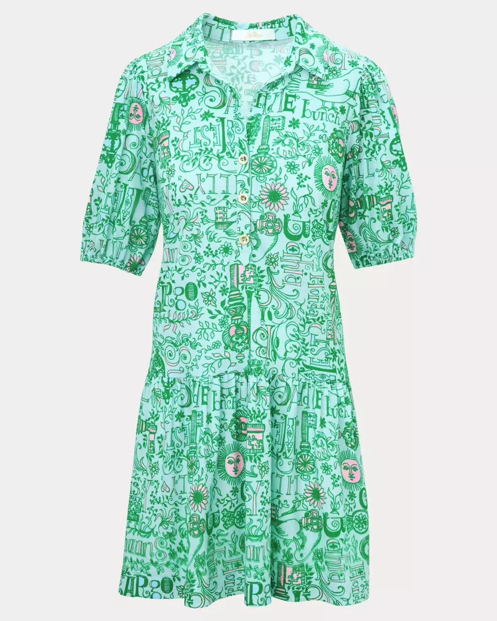 Bingley Dress - Bunny Blue