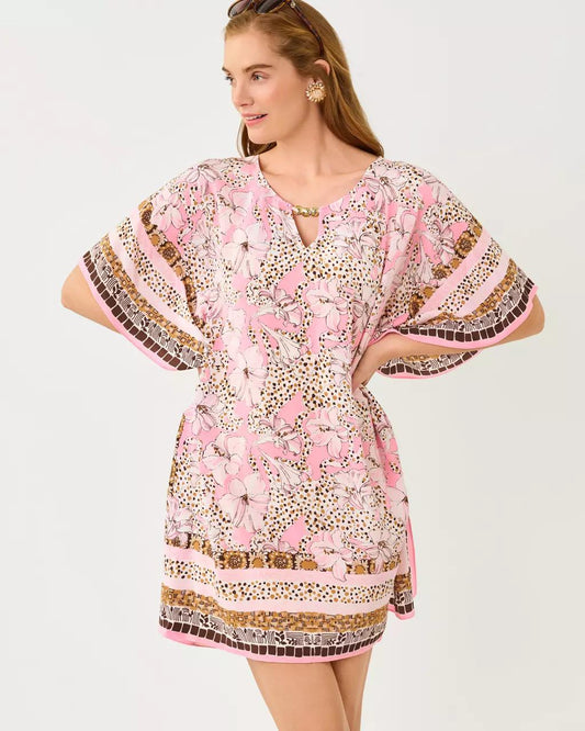 Lindamarie Silk Caftan - Coco Beach