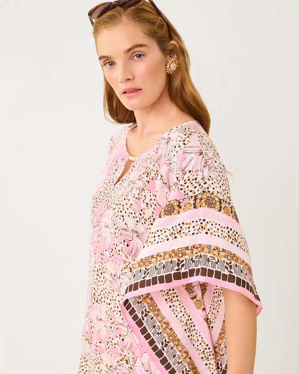 Lindamarie Silk Caftan - Coco Beach