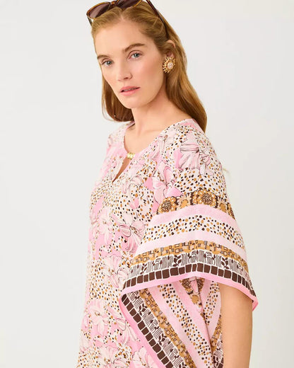 Lindamarie Silk Caftan - Coco Beach