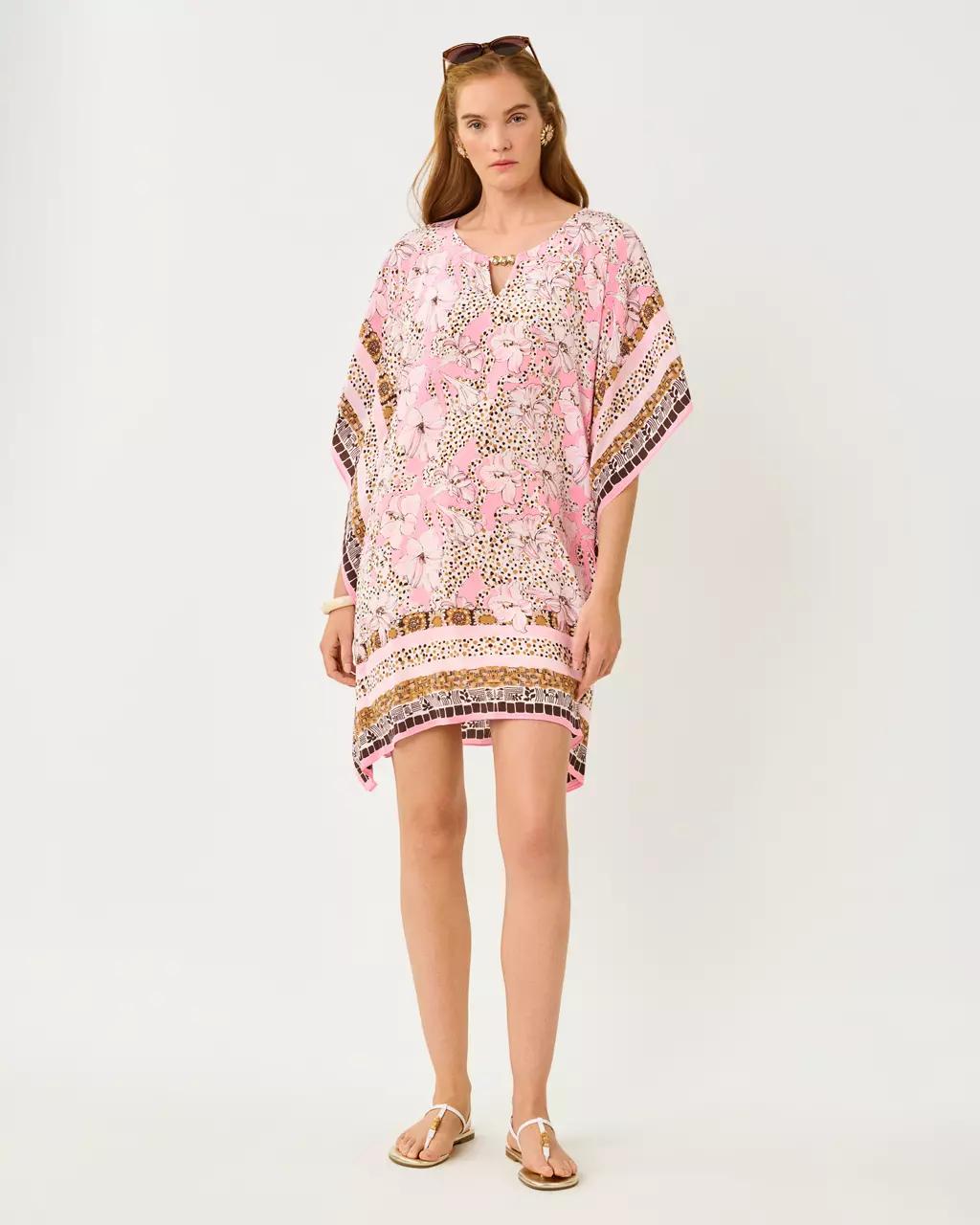 Lindamarie Silk Caftan - Coco Beach