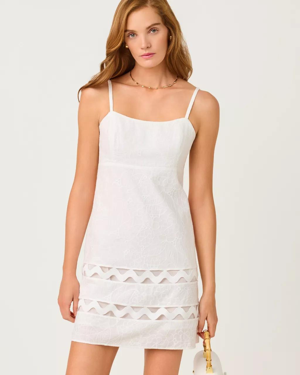 Haliey Dress - Resort White