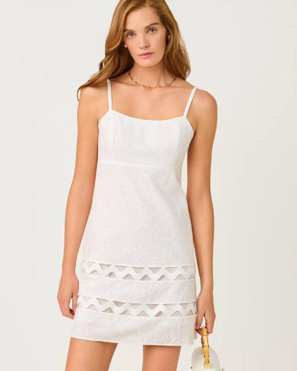Haliey Dress - Resort White