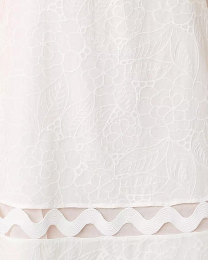 Haliey Dress - Resort White