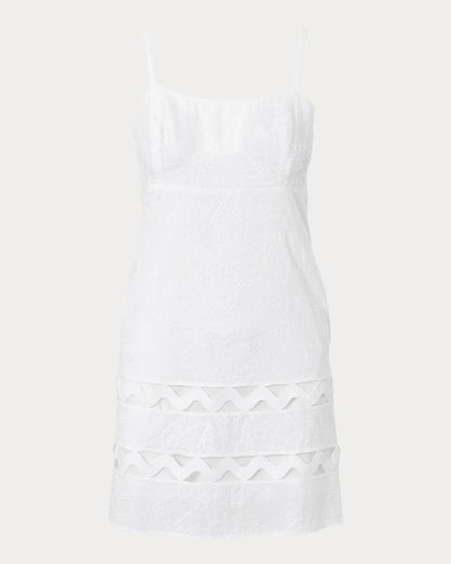 Haliey Dress - Resort White