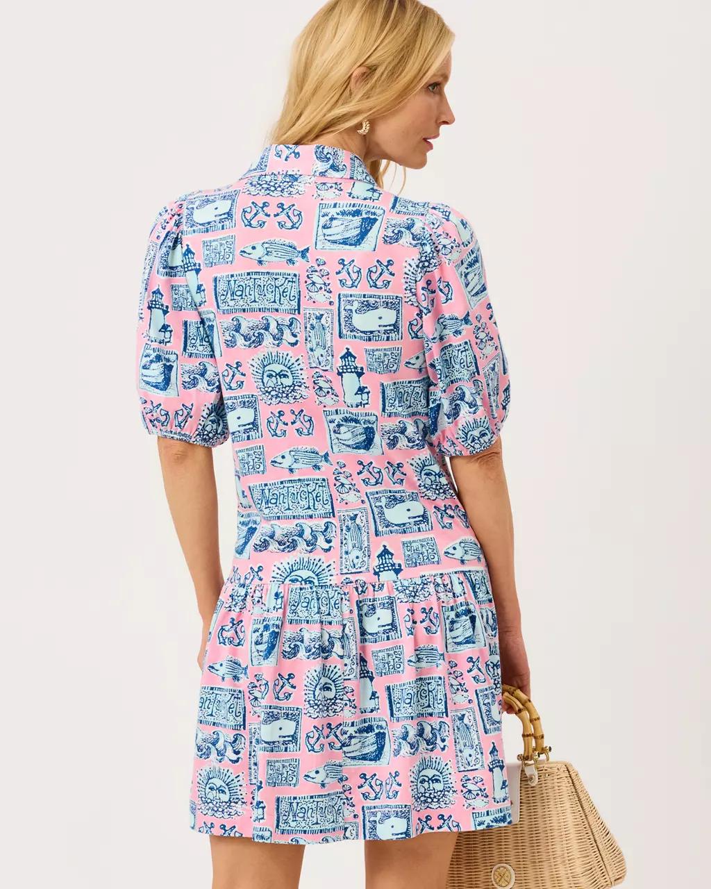 Bingley Dress - Conch Shell Pink
