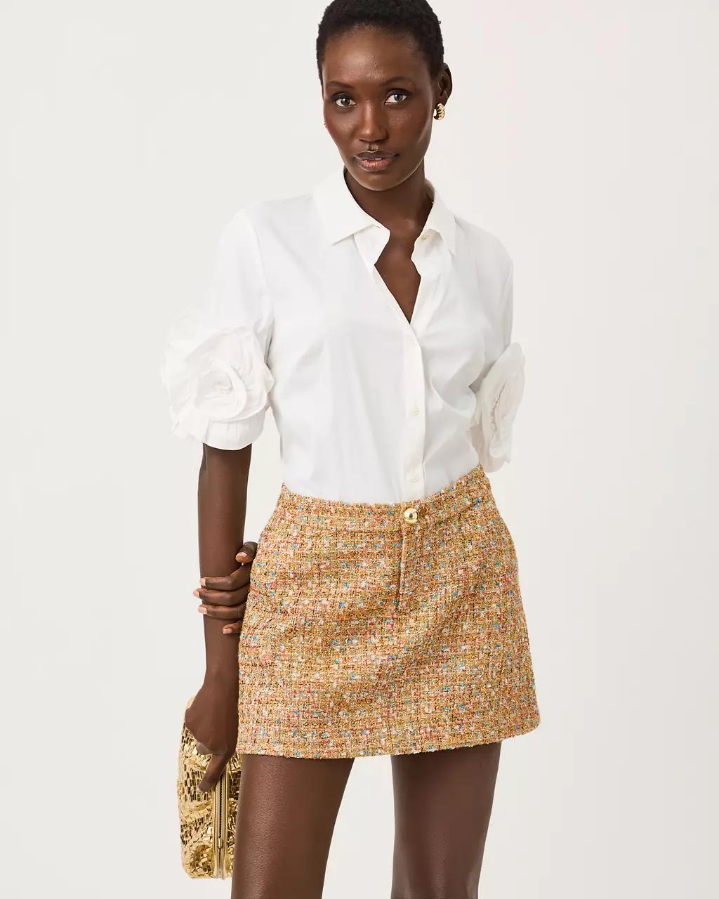 The Flower Lilly Shirt - Resort White