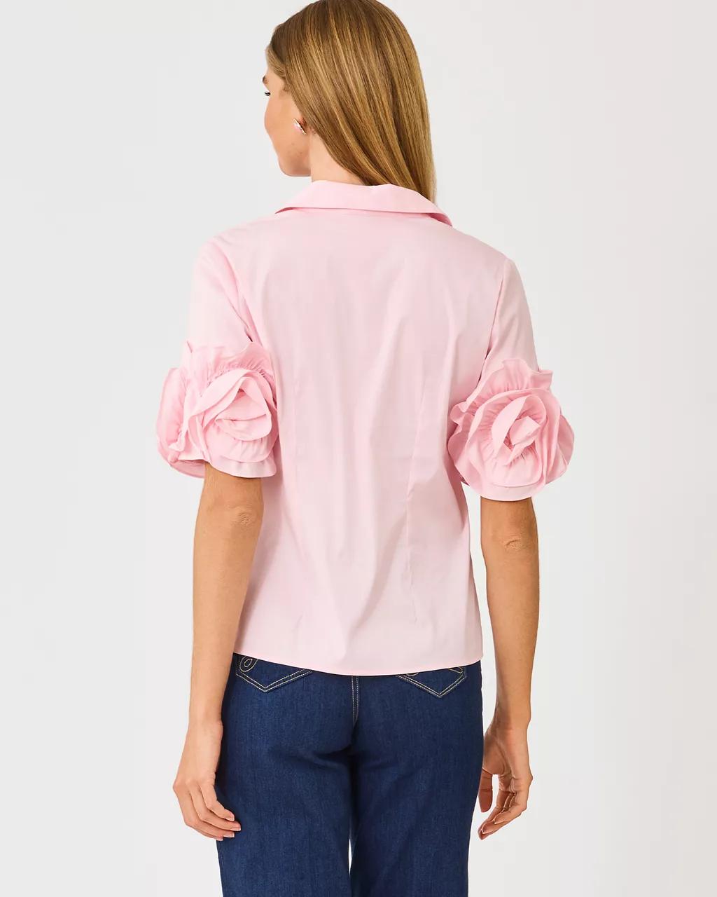 The Flower Lilly Shirt - Pink Muse