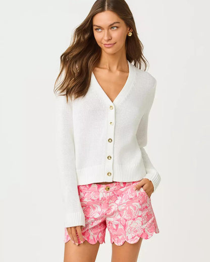 Tippery Cardigan - Resort White