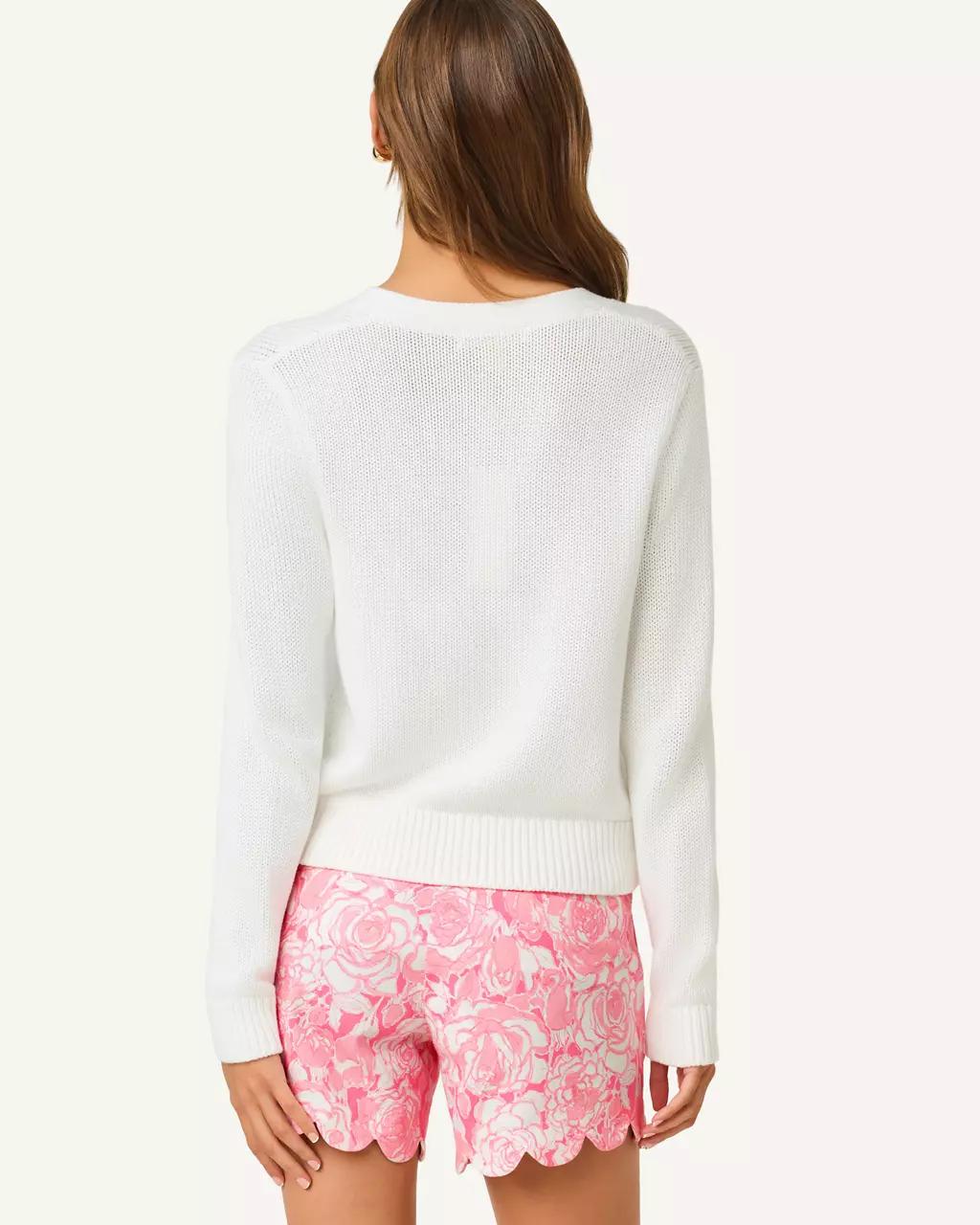 Tippery Cardigan - Resort White