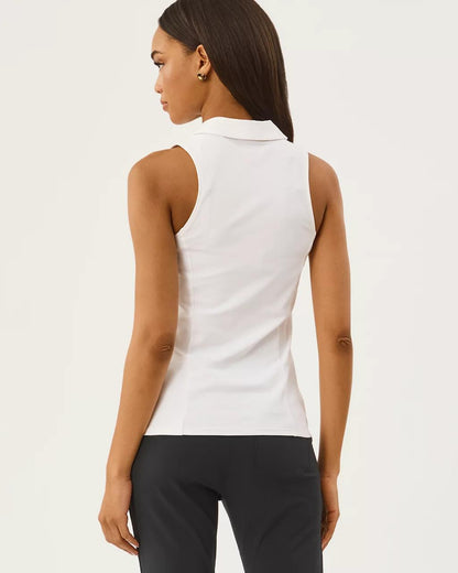 UPF 50+ Luxletic Martina Polo - Resort White