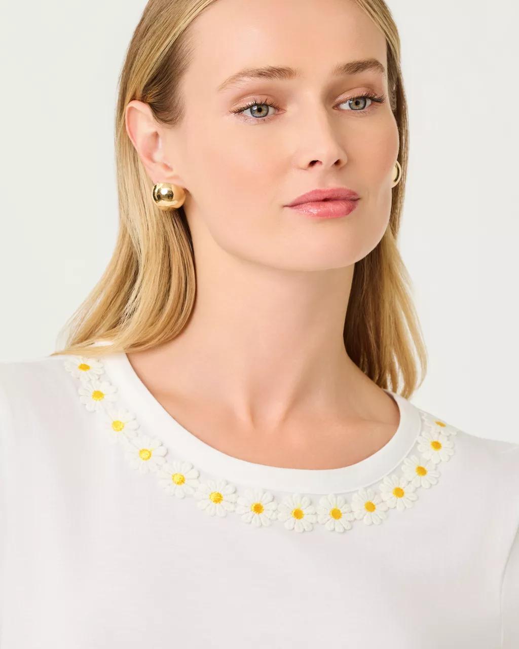 Clairmont Trimmed Knit Top - Multi