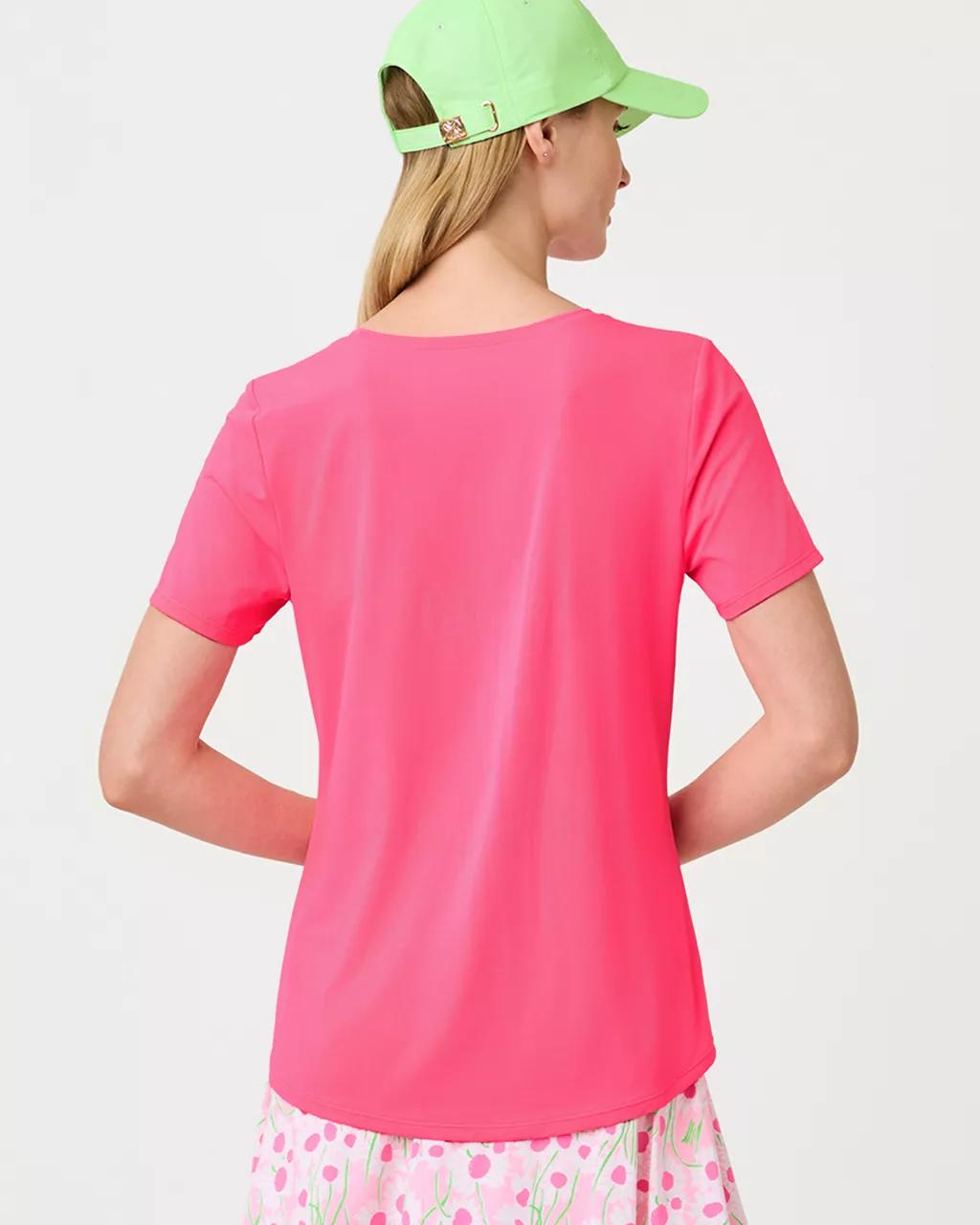 UPF 50+ Luxletic Westley Active Tee - Cherry Blossom Pink
