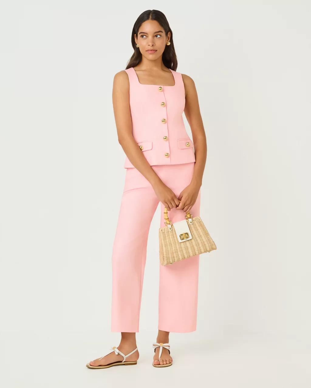 Moira Sleeveless Top - Pink Muse