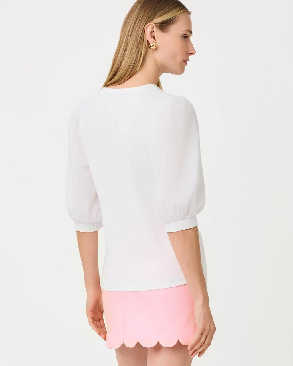 Ronson Knit Top - Resort White