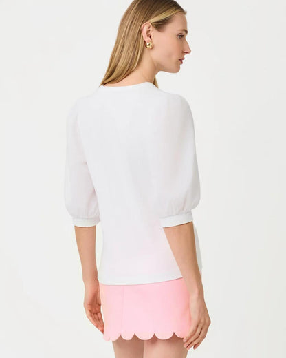 Ronson Knit Top - Resort White