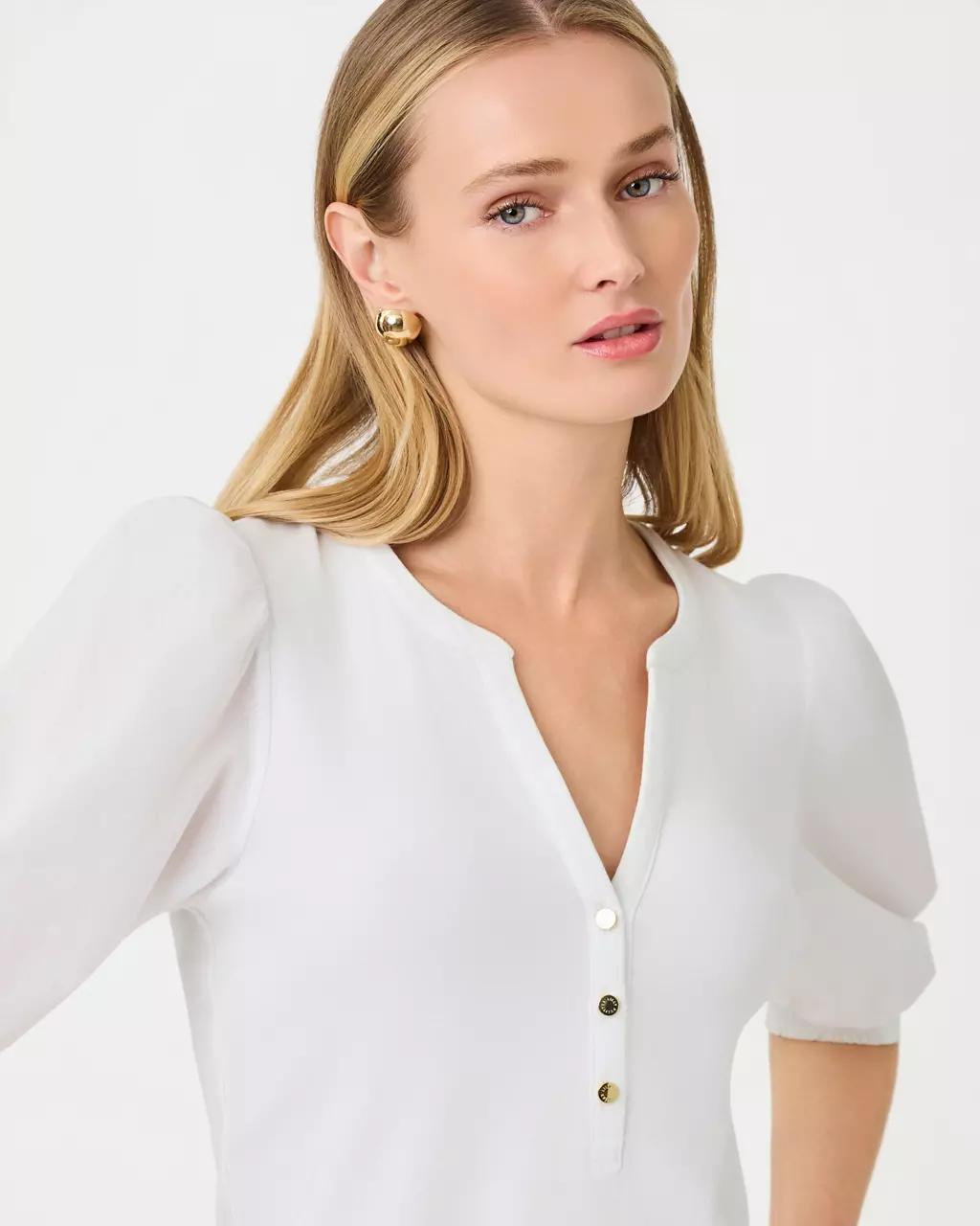 Ronson Knit Top - Resort White