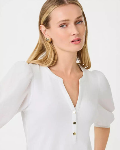 Ronson Knit Top - Resort White
