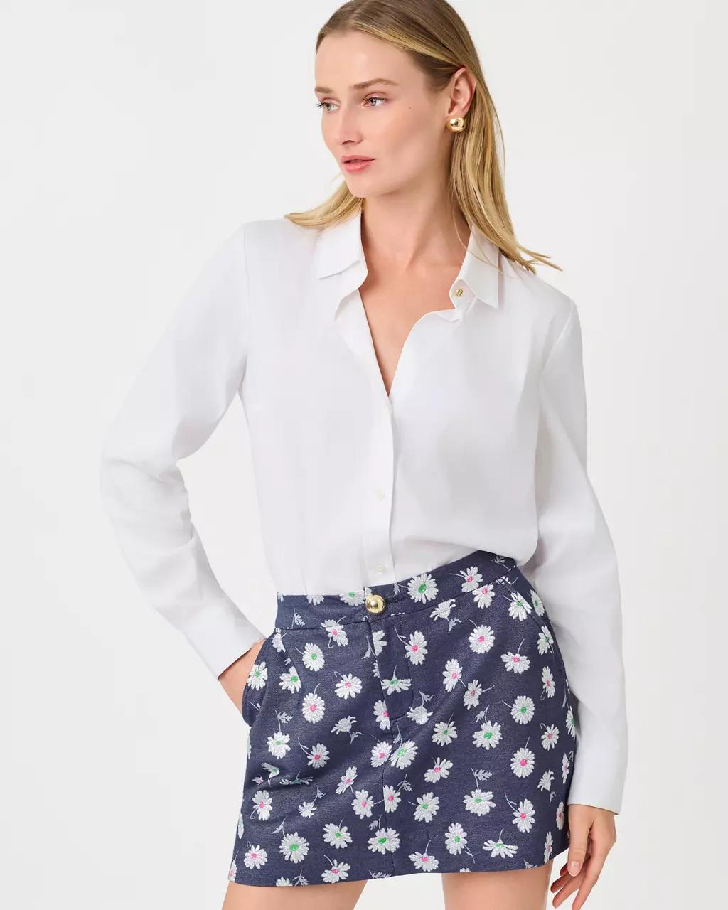 The Lilly Shirt - Resort White