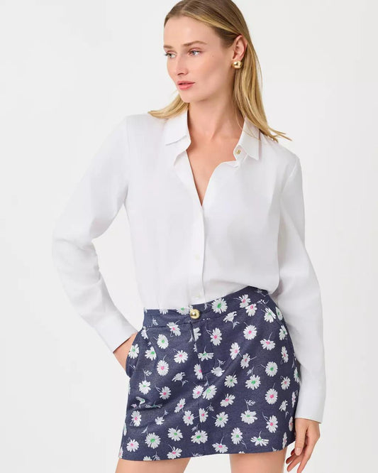 The Lilly Shirt - Resort White