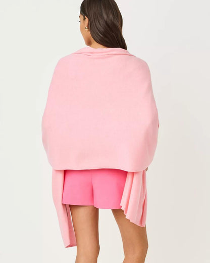 Lanelle Wrap - Heathered Pink Muse