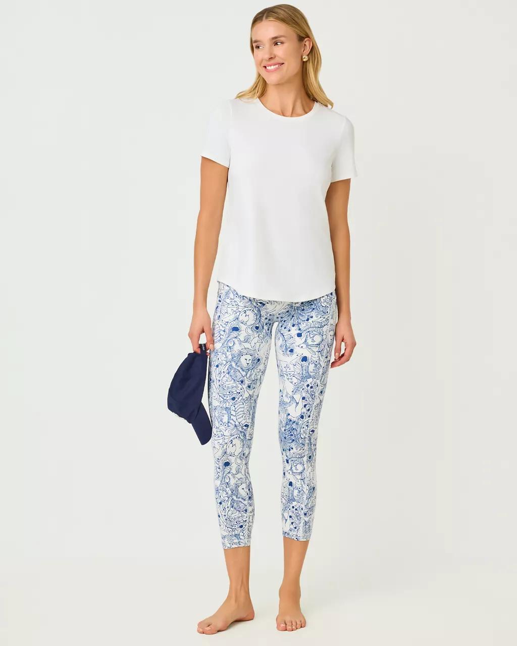 UPF 50+ Luxletic Westley Active Tee - Resort White