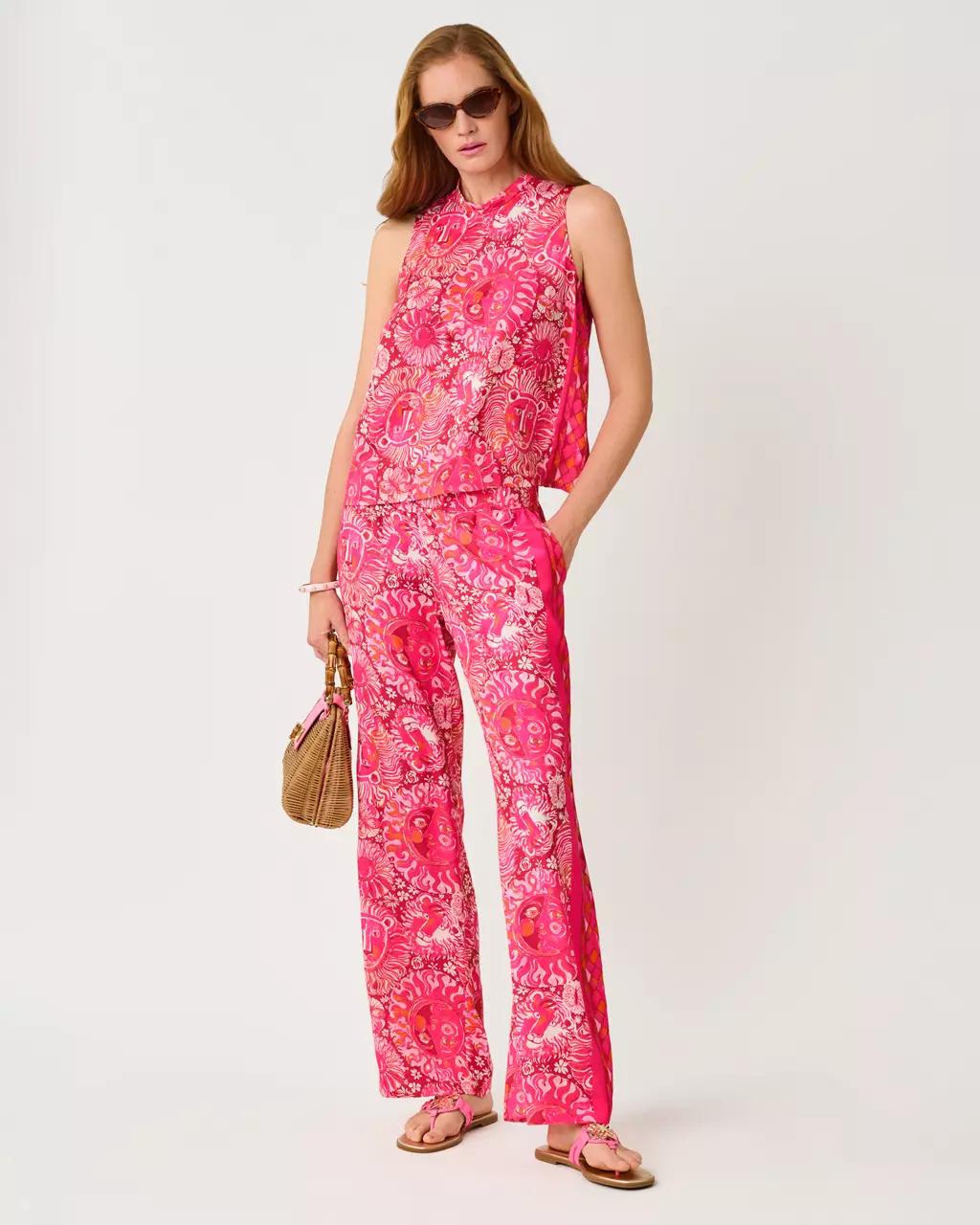 32" Bal Harbour Palazzo Pant - Paradise Punch