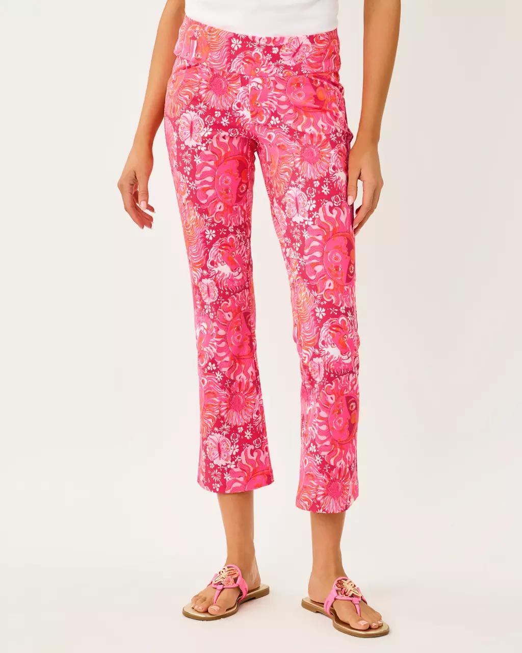 UPF 50+ Luxletic 28" Corso Kick Flare Pant - Paradise Punch