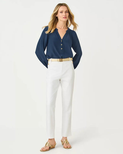 29" Ana High Rise Pant - Resort White